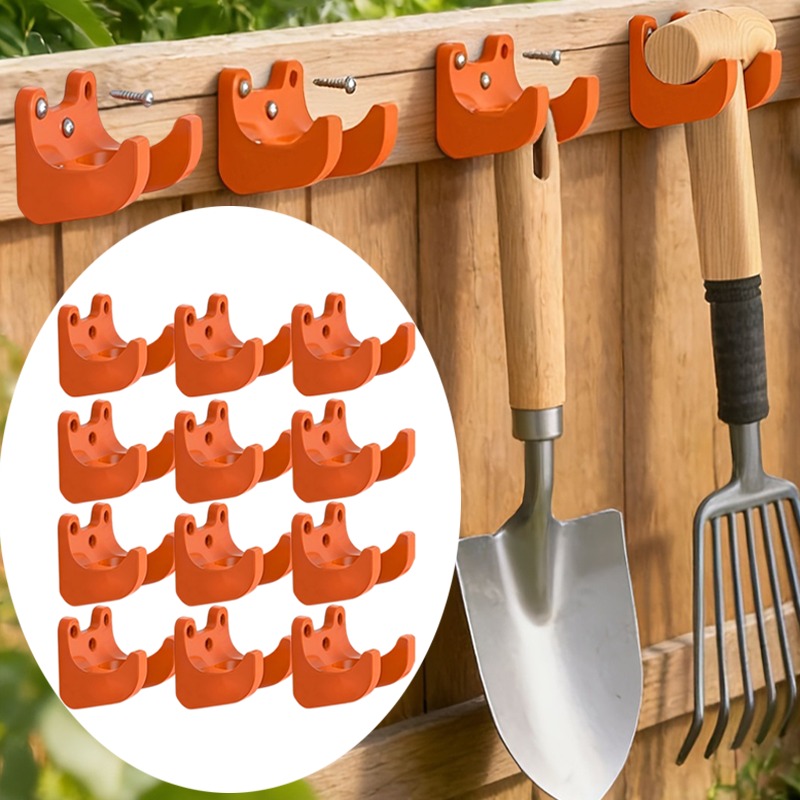 Workshop Tools Types - 2-10PCS Heavy-Duty Garden Tool Rack Wall