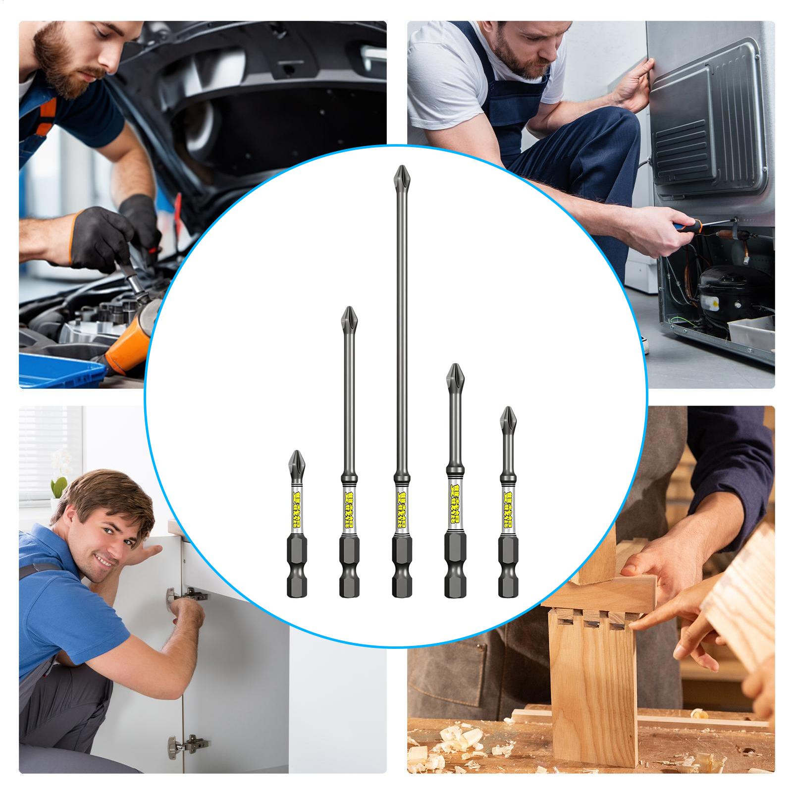 Drill Screwdriver Bit Set 5-Pi - đánh giá và giá Tool Workshop