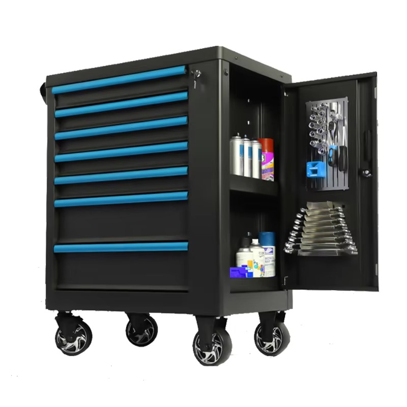 Durable Blue Iron Tool Cabinet - đánh giá và giá Workshop Tools Organizing