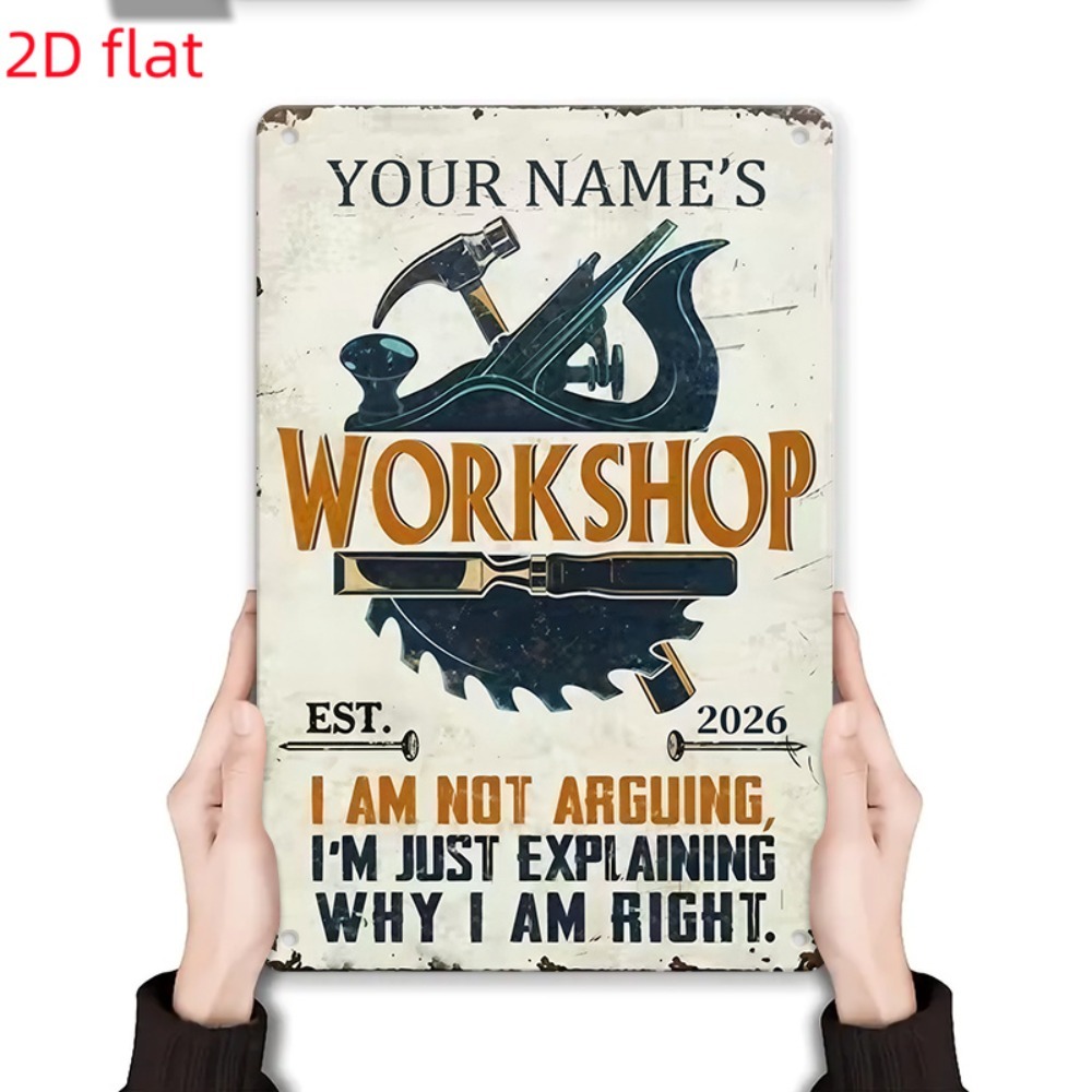 [2D Flat] 1pc Custom Name Work - đánh giá và giá Tools Name In Workshop