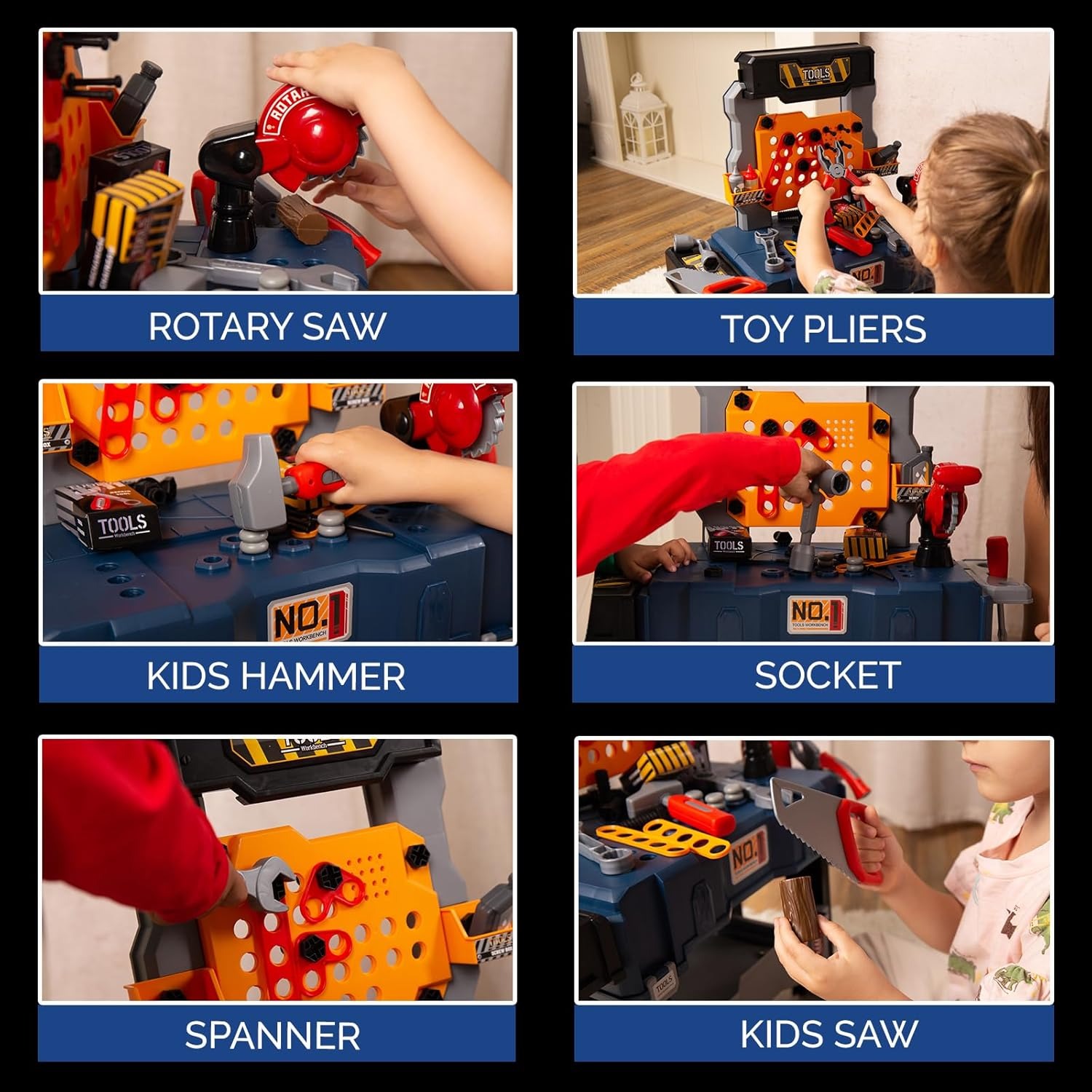 65PCS Kids Tool Bench Set Pret - đánh giá và giá Tools Workshop For Kids
