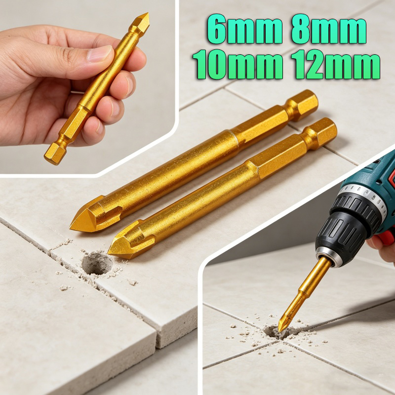 Triangle Drill Bit 6-12mm Tita - đánh giá và giá Workshop Tools Center