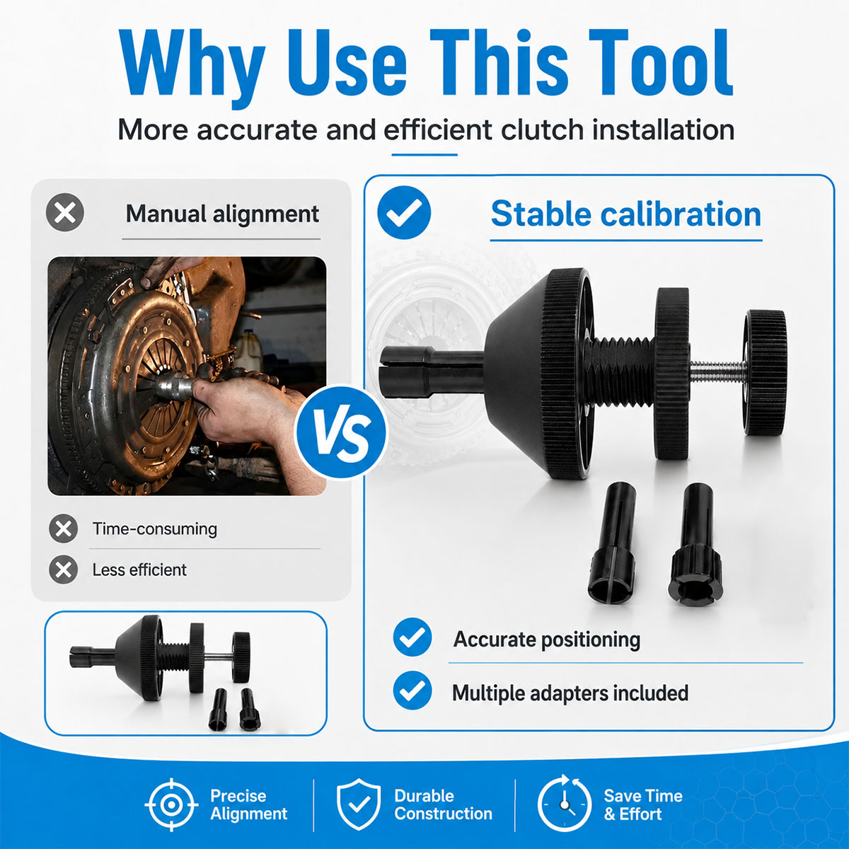 1/2/4P Clutch Alignment Tool U - đánh giá và giá Workshop Tools Center