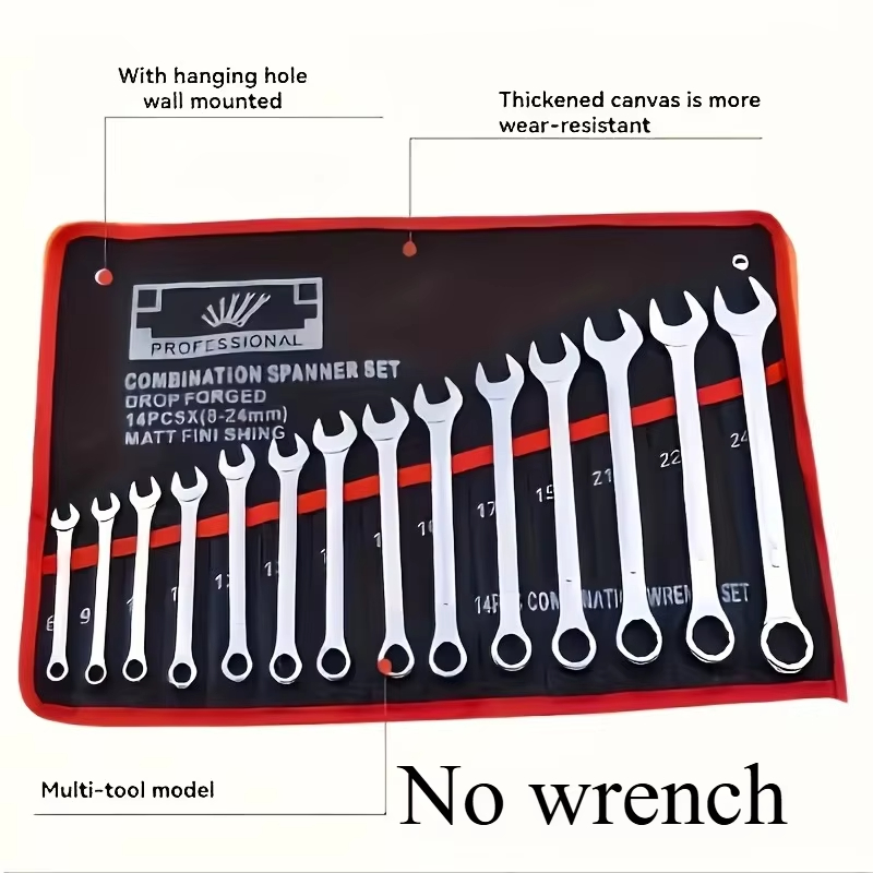 14 pocket double headed wrench - đánh giá và giá Workshop Tools Organizing