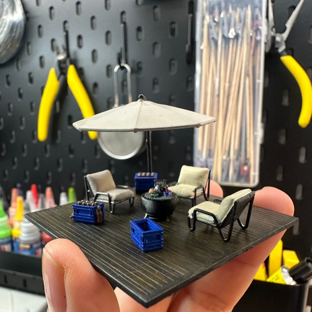 Diorama 1/64 Leisure Terrace M - đánh giá và giá Tools Workshop For Kids