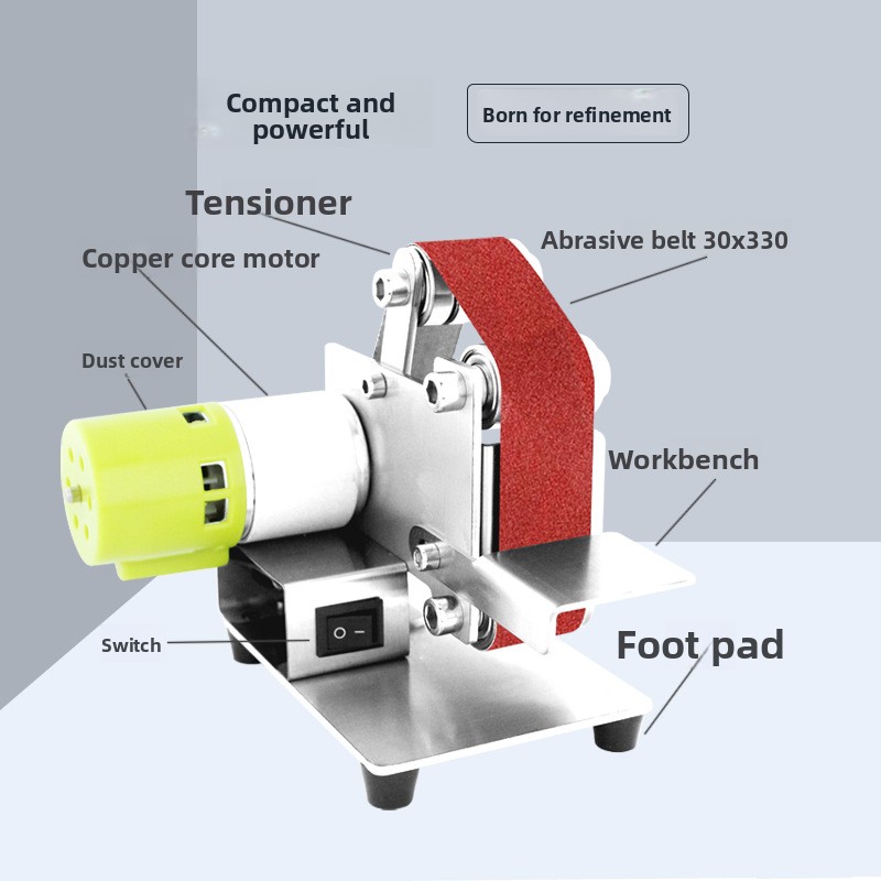 Mini Electric Belt Sander Poli - đánh giá và giá Workshop Tools Knife