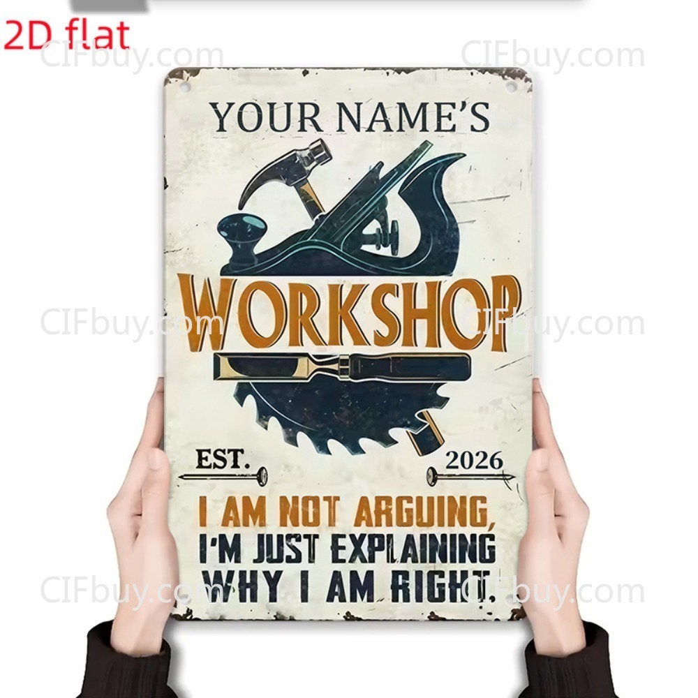 2D Flat Custom Name Workshop C - đánh giá và giá Tools Name In Workshop