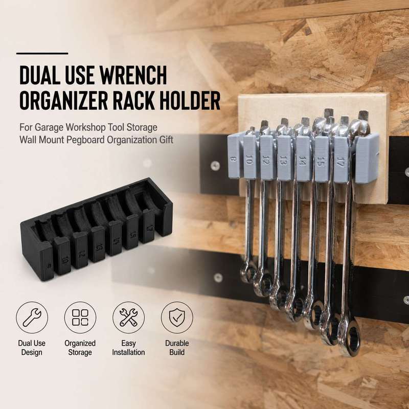 Wall Mount Wrench Organizer Ra - đánh giá và giá Workshop Tools Organizing