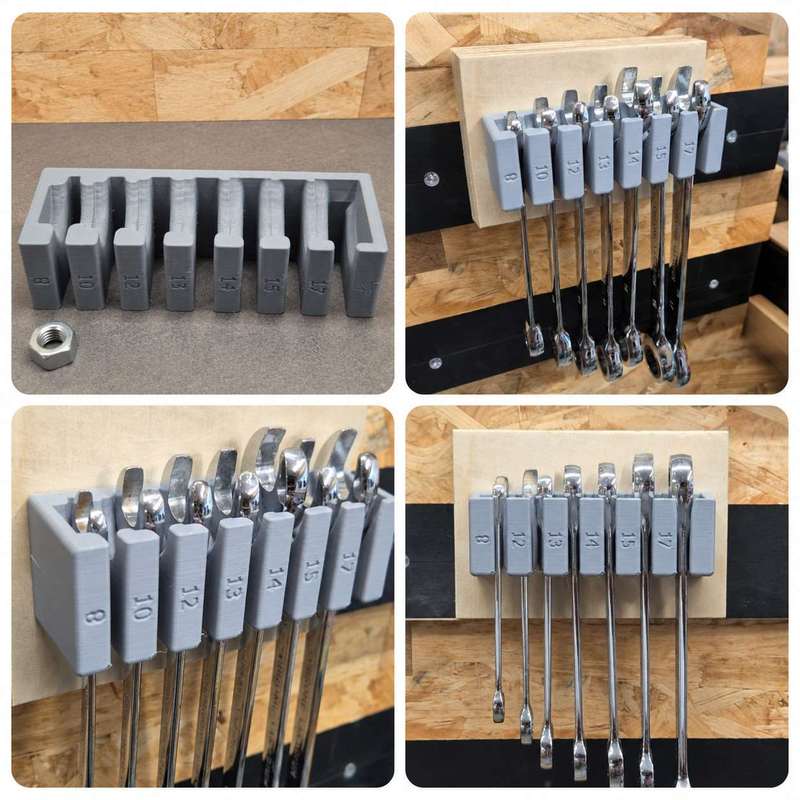Wall Mount Wrench Organizer Ra - đánh giá và giá Workshop Tools Organizing